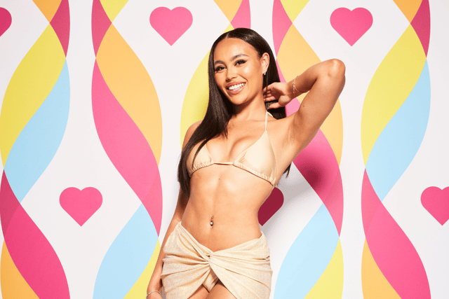 Model Ella Thomas is joining Love Island 2023 and has described herself as the "whole package". (Credit: ITV)