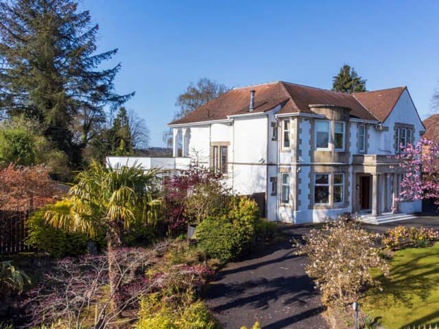 It’s one of the most expensive and admired homes on Glasgow’s most expensive street