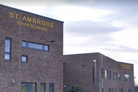 49% of students leave with 5 or more Highers.	St Ambrose is ranked #67 in Scotland and #3 in North Lanarkshire.