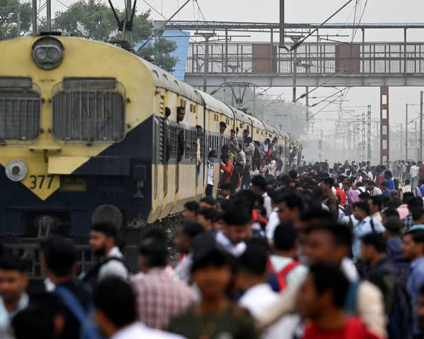 Officials say at least 280 people have been killed and 650 injured in a crash involving three trains in India’s eastern Odisha state. (Credit: AFP via Getty Images)