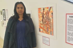 Rabia Saleem from Wyndford has produced art based on the 1888 match strikes which will go on exhibition at the Maryhill Burgh Halls