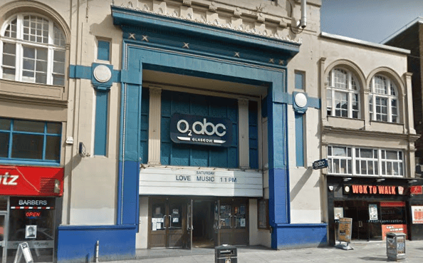 The O2 ABC on Sauchiehall Street is another site which has been pinpointed.  
