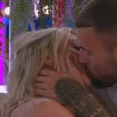 Molly Marsh and Zachariah Noble share a kiss during Love Island’s ninth episode.