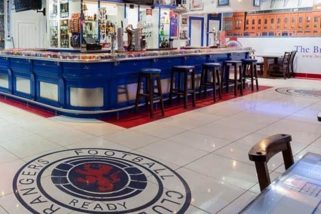The interior of the Bristol Bar - which is facing liquidation
