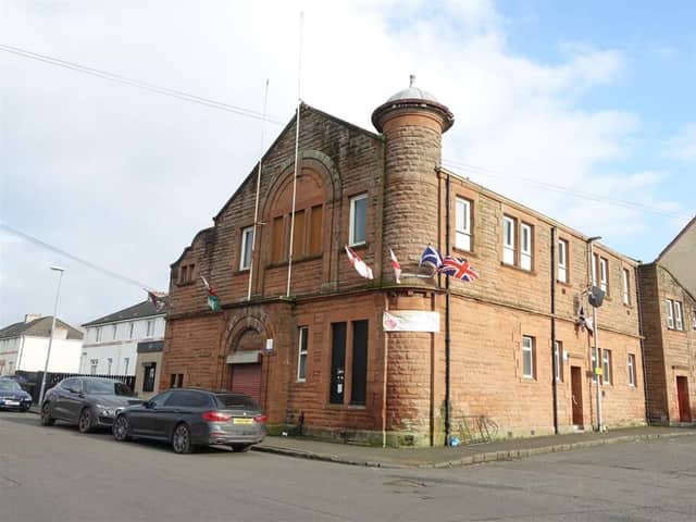 The exterior of the would-be Orange Hall of Motherwell