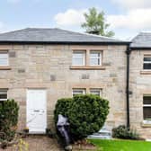 The front of the property of Botanics Crescent - it looks out onto the Botanic Gardens in the West End