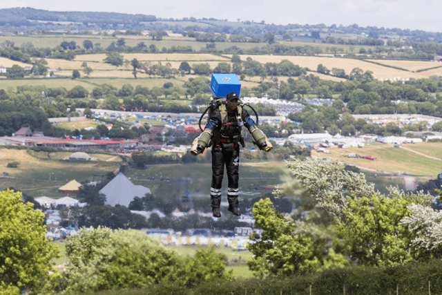 Domino's Jet Suit Delivery