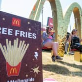 Free fries, a festival swing, and exclusive McDonald’s merch will be on offer from the chain at TRNSMT this year!