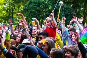 The crowd at Mugstock 2018