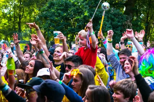 The crowd at Mugstock 2018