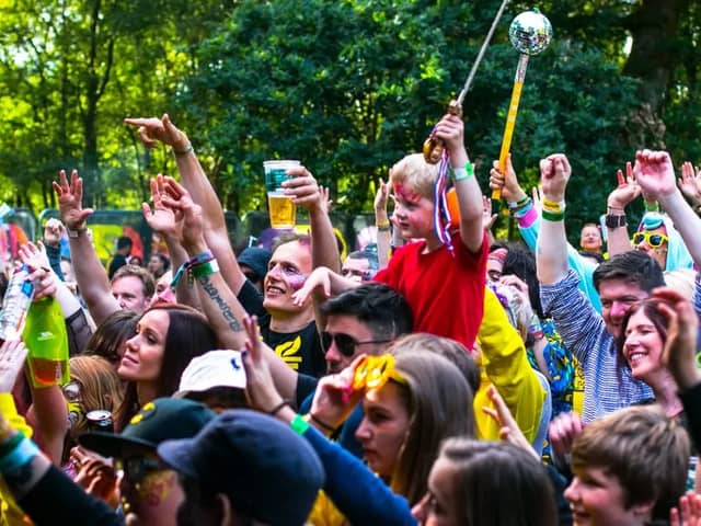 The crowd at Mugstock 2018