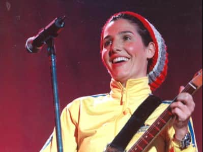 Sharleen Spiteri, lead singer of Texas, graced the main stage at Balado in 1997