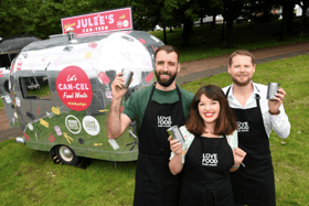 Chef Julie Lin is joined by TRNSMT’s Senior Sustainability Co-ordinator, Kevin Mackay, and Zero Waste Scotland’s Communications Partner, Jamie Fleming, as she gets ready to take Julie’s Can-teen to TRNSMT