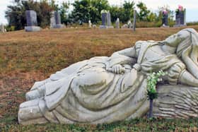The Marble Lady is Glaswegian woman Margaret Lindsay McNaught Webster, who was buried in Yarmouth in Nova Scotia on Canada’s Eastern coast.