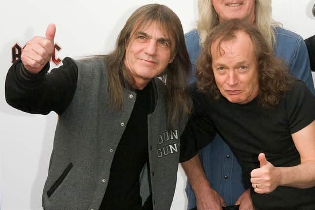 Angus & Malcolm Young in much more recent years