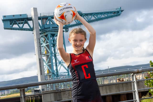 Harmony Row Netball Club becomes one of the first clubs in Scotland to offer players an inclusive sports kit.