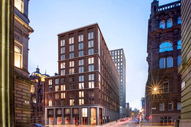 The CGI generation of what the new Marriott Glasgow will look like