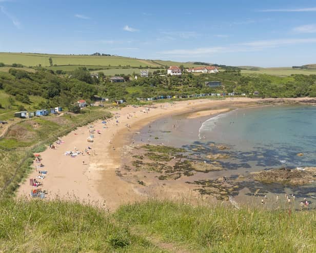 Over on the East coast, you can find Coldingham Beach a few miles south of the idyllic village of Eyemouth, The Sunday Times describes the beach as such: “There’s crystal-clear water frequented by seals, whales, dolphins and surfers; a friendly café and recently improved wheelchair access to what is a hidden jewel of the Berwickshire coast.”