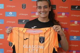 Glasgow City have signed American Cori Sullivan (Image: GCFC x Georgia Reynolds)