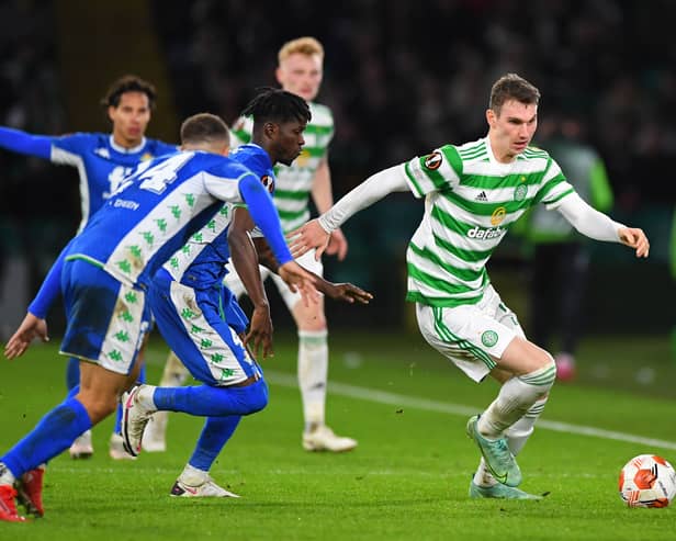 The midfielder is formerly of Celtic