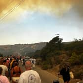 No injuries have been reported on Rhodes so far. However, 3,500 people have been evacuated, according to the BBC, with a further 1,200 expected to be moved out.