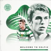 Celtic have signed Polish defender Maik Nawrocki (Image: @CelticFC)