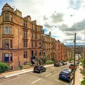 The exterior of the corner tenement flat in Partickhill