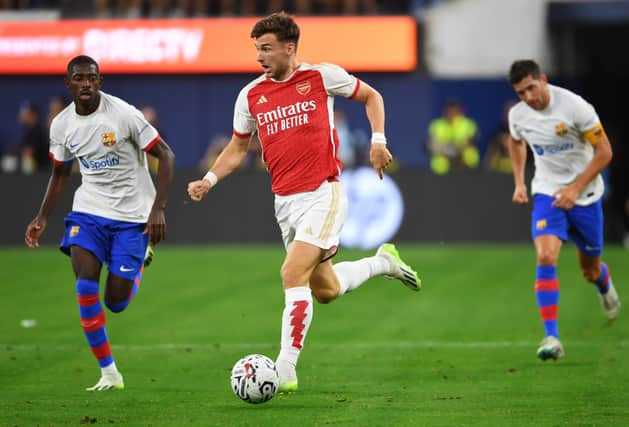 Kieran Tierney has been the subject of much transfer speculation this summer with Celtic and Newcastle United both thought to hold an interest in the Arsenal defender (Pic: Getty) 