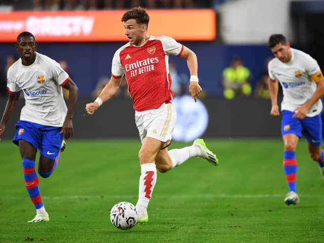Kieran Tierney has been the subject of much transfer speculation this summer with Celtic and Newcastle United both thought to hold an interest in the Arsenal defender (Pic: Getty) 
