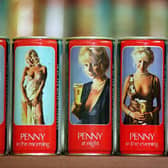 Tennent’s model Penny featured on several cans showing her at different times of the day - one of which was banned by the New York authorities.