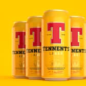 The new Tennent’s design - ‘striking red and yellow design draws on Tennent’s Lager’s rich history and connection with Scotland’