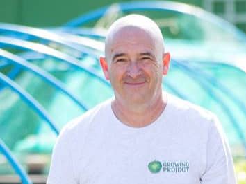 Kenny McCubbin, from the Shettleston Community Growing Project, has been shortlisted in the Community and Charity category of the 2023 National Lottery Awards.    