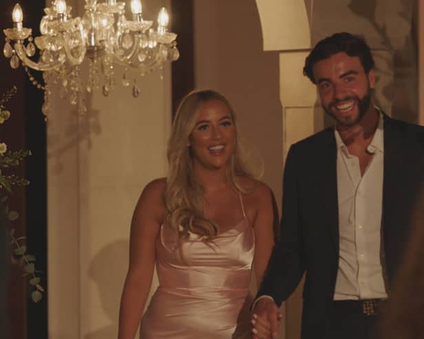 Love Island winners Jess and Sammy 