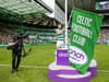 Watch the moment Celtic’s James Forrest unfurls the Premiership champions flag at Parkhead