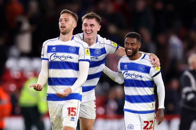 QPR midfielder Sam Field (left) has been linked with a summer move to Rangers (Pic: Getty) 