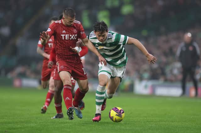 Celtic last faced Aberdeen in the final league match of the 2022/23 Scottish Premiership season (Pic: Getty) 
