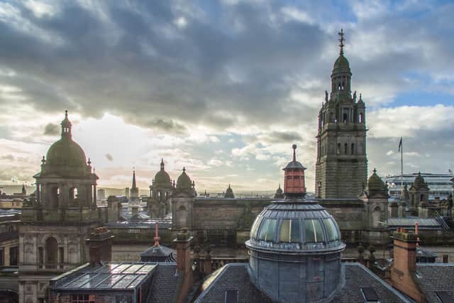 View from the rooftop at what will be Soho House in Glasgow 