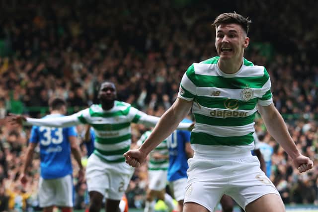 Kieran Tierney was a fan favourite at Celtic but hopes of a return have been hit with a blow. (Getty Images)