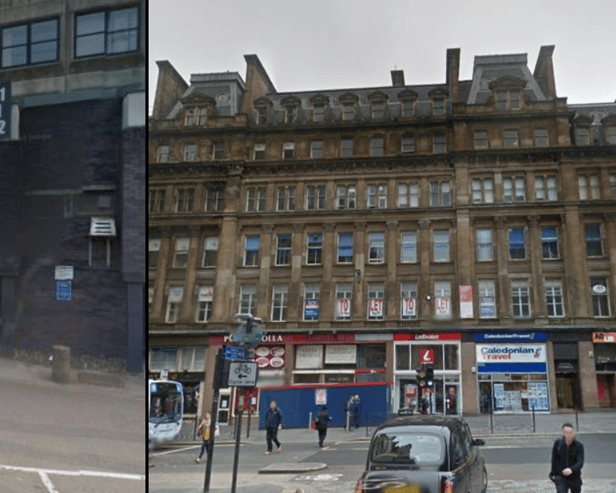 Seventh Heaven (left) will move to the block on 95 Hope Street (right) in the city centre - directly adjacent from Glasgow City Centre