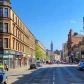 Dumbarton Road in Glasgow. Dumbarton Road is one of Glasgow’s best loved streets which connects Argyle Street to Clydebank. 