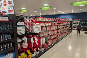 Home Bargains, in Leeds, West Yorks, has started to sell Christmas decorations in August.