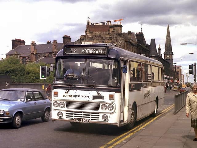 The old 42 bus driving down Hamilton Road in 1980 - on the right you can see the sign for Tony’s chippie, interestingly enough there’s still a chippie in that exact same spot, although it’s called Marcantonio’s nowadays.