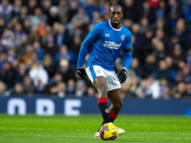 Glen Kamara in action for Rangers in Scottish Cup in February 2023