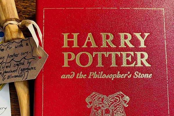 One of the rarest Harry Potter books ever published is set to fetch thousands of pounds at auction - after it survived being destroyed in a devastating flat fire. 