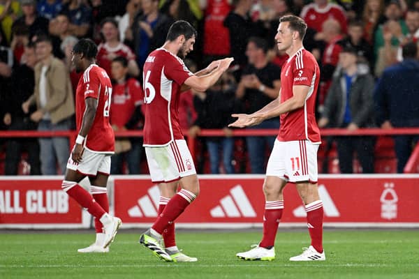 Nottingham Forest defender Scott McKenna (left) could be on the move this month (Pic: getty)