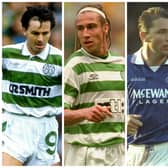 L to R: Charlie Nicholas, Henrik Larsson, Ally McCoist and Kenny Miller who are among the top 12 all time goal scorers in the history of the Old Firm derby (Pic: Getty)