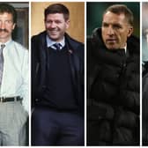 L to R: Graeme Souness, Steven Gerrard, Brendan Rodgers and Martin O’Neill are amongst the managers with the best win rate in Old Firm derby history (Pic: Getty)