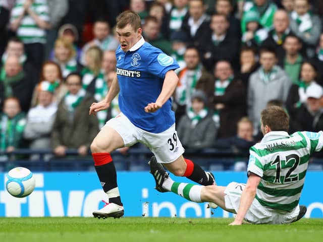 The former star is back in senior Scottish football