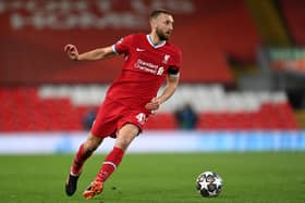 Liverpool defender Nat Phillips is expected to sign for Celtic on loan before the window shuts and could be thrown straight in against Rangers (Pic: Getty) 