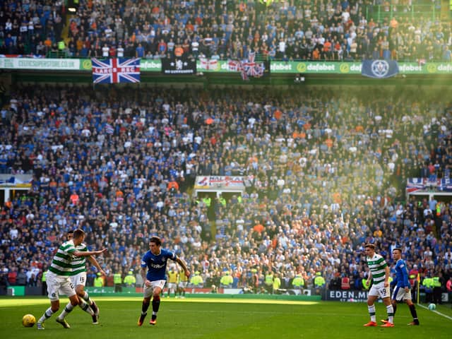 Rangers take on Celtic in a highly anticipated matchup. (Getty Images)